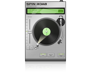 SpinBack Turntable Player