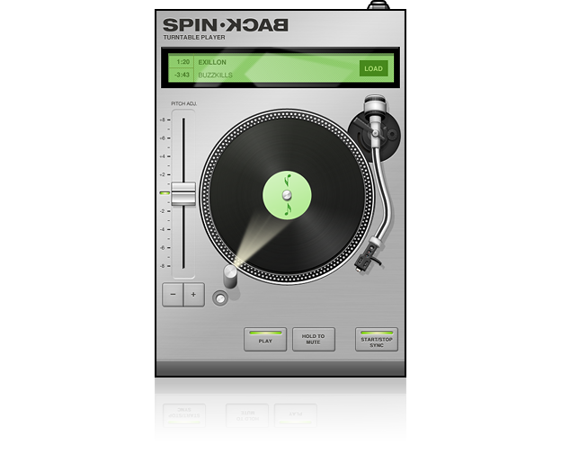 SpinBack Turntable Player